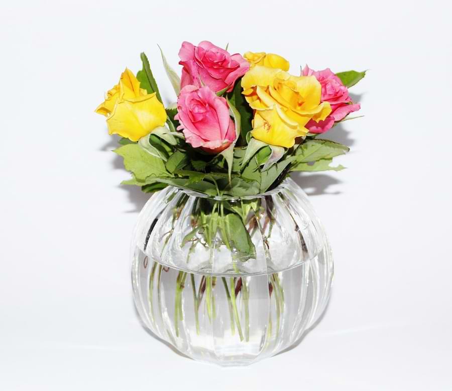 make cut roses last longer - clean vase